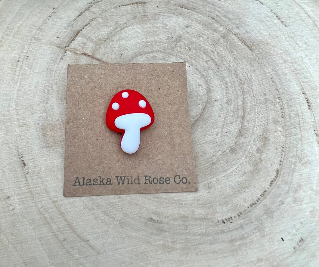 Retro Mushroom Pin